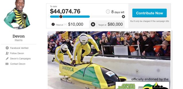 Help the Jamaican Bobsled team get to Sochi!