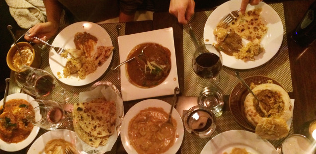 An Evening Trying Dum Phukt { Indian Food at Awadh }