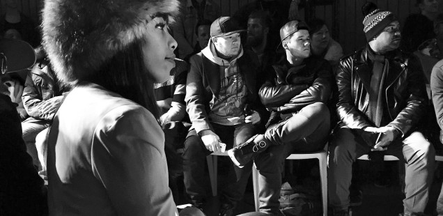 Follow Juana into Astrid Andersen's Menswear Collection at NYFW 2015