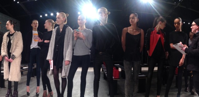 Backstage Access at Son Jung Wan Mercedes Benz NYFW 2015