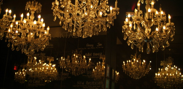 A Night at Dinner on Ludlow in the Lower East Side of NYC