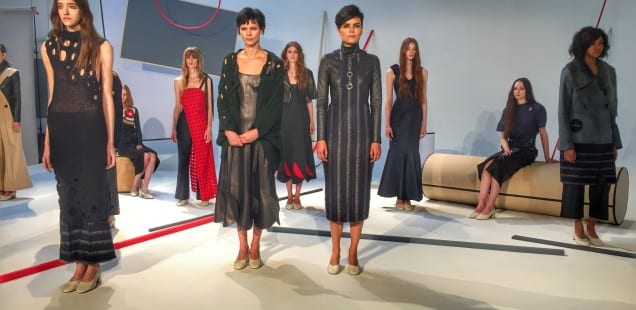 An architectural ready to wear collection by À Moi for NYFW AW16