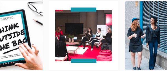 THR3EFOLD, sustainable fashion, Jessica Kelly, sdg