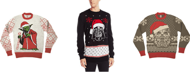 Best Star Wars & Hanukkah Ugly Sweaters for the Holiday Season